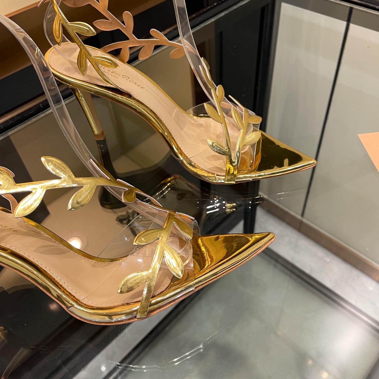 Gianvito Rossi 105mm Flavia Sandals - PerfectKickZ