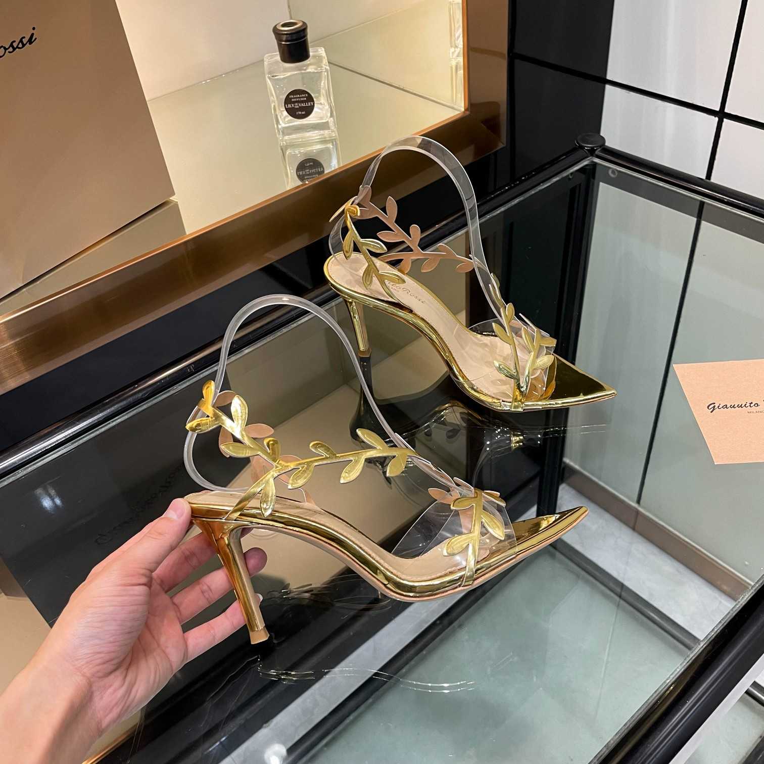 Gianvito Rossi 105mm Flavia Sandals - PerfectKickZ