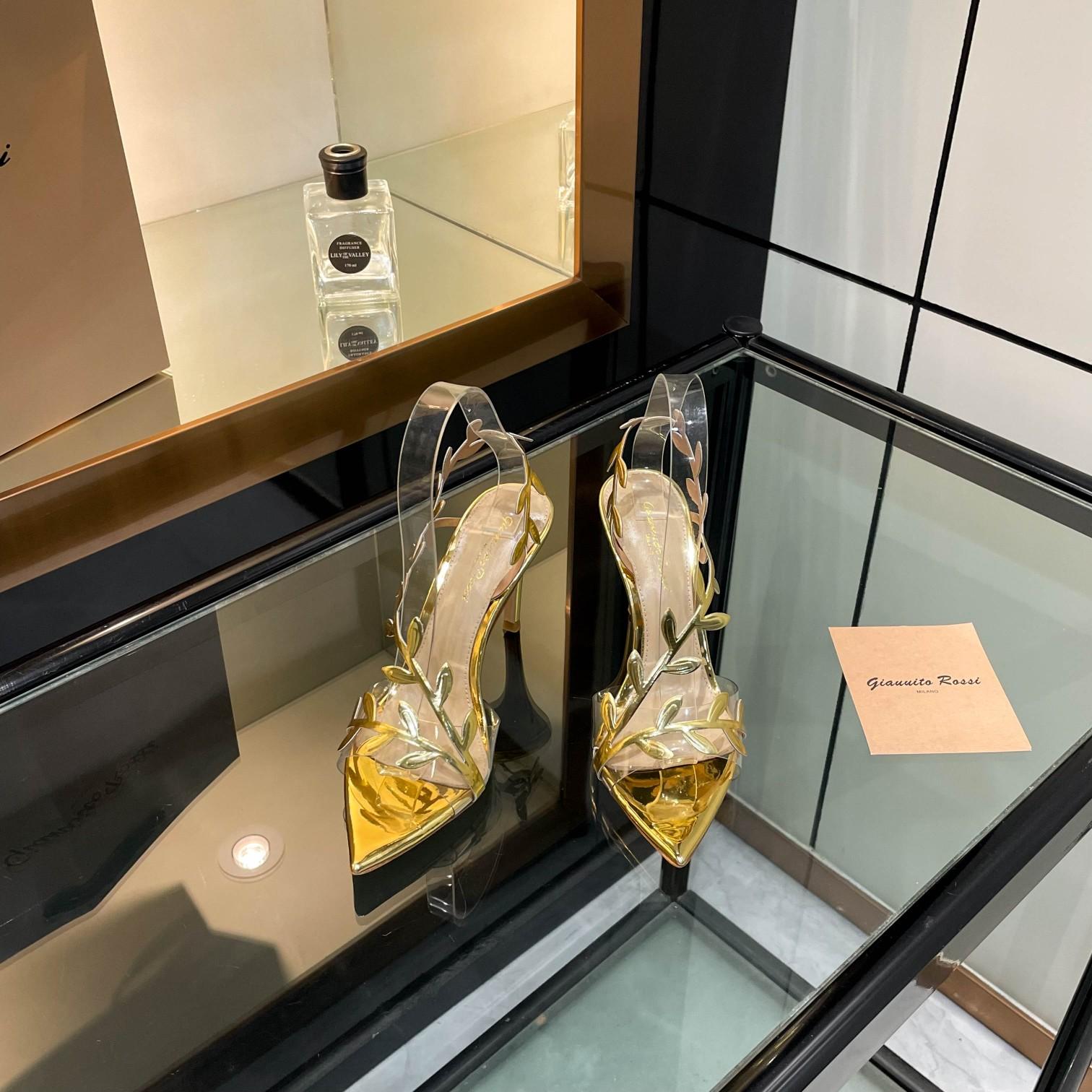 Gianvito Rossi 105mm Flavia Sandals - PerfectKickZ