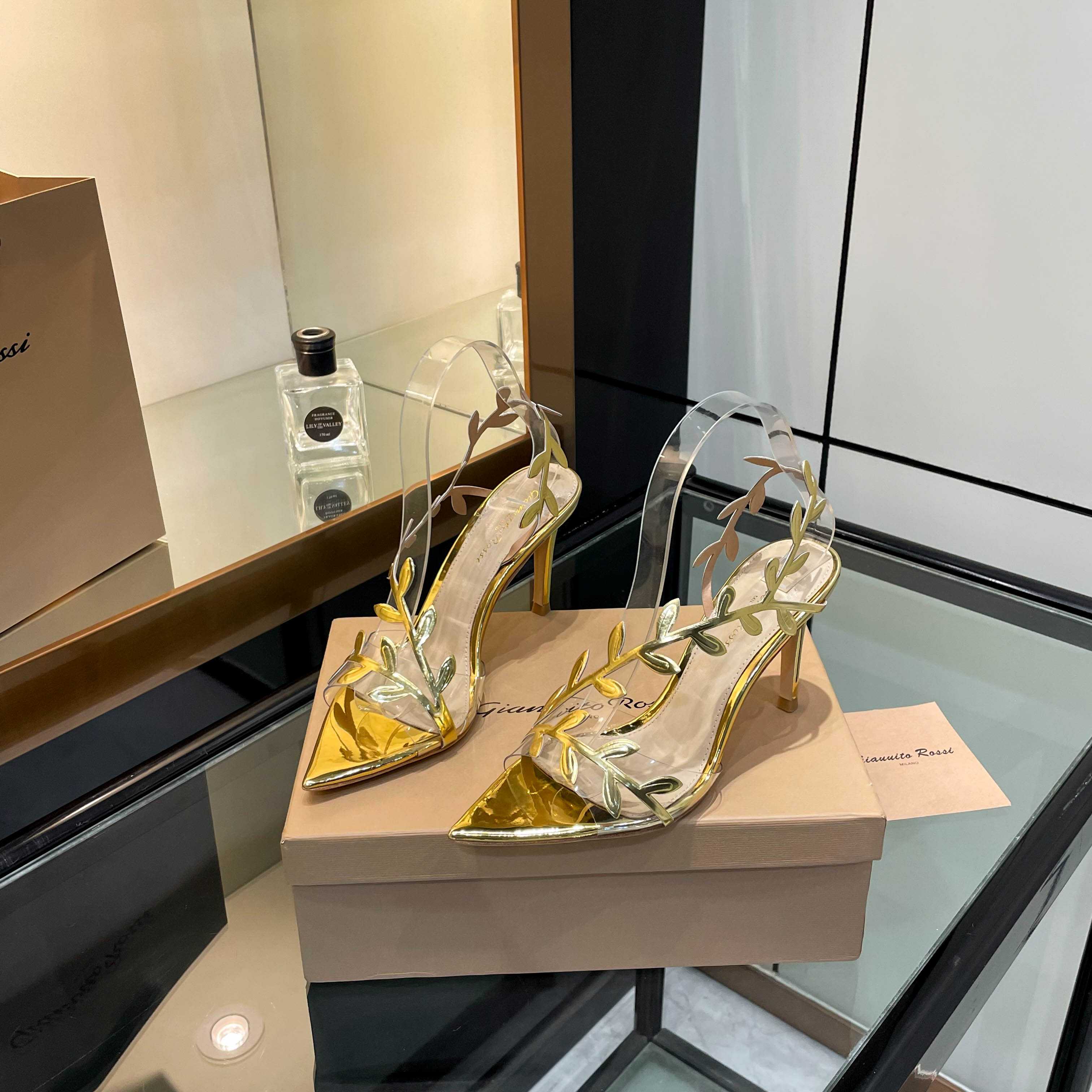 Gianvito Rossi 105mm Flavia Sandals - PerfectKickZ