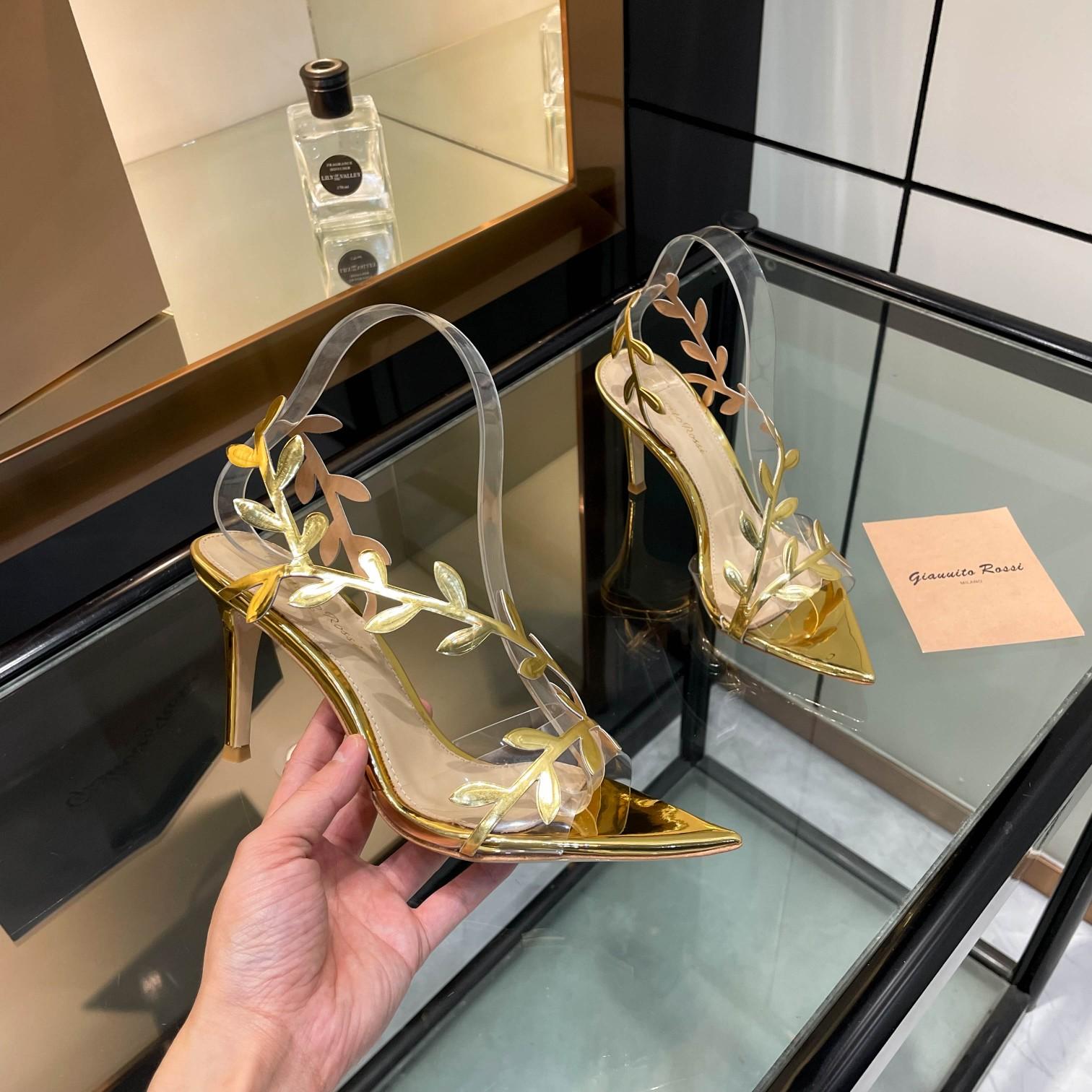 Gianvito Rossi 105mm Flavia Sandals - PerfectKickZ