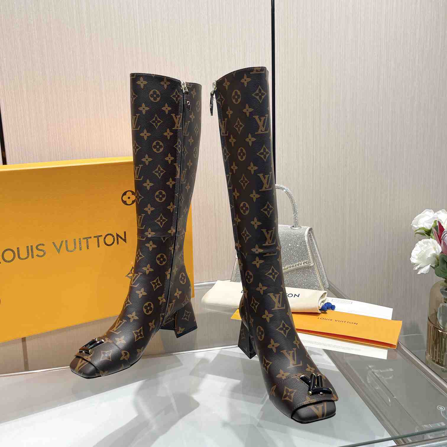 Louis Vuitton LV Checker High Boot - PerfectKickZ