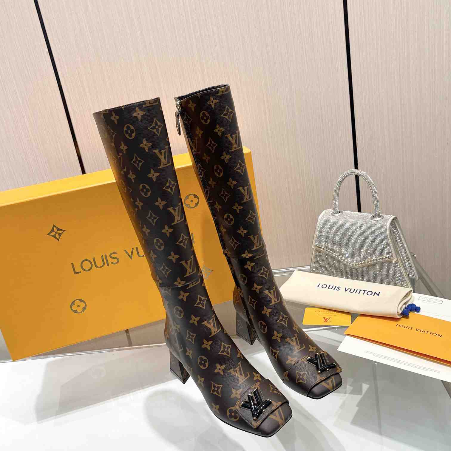Louis Vuitton LV Checker High Boot - PerfectKickZ