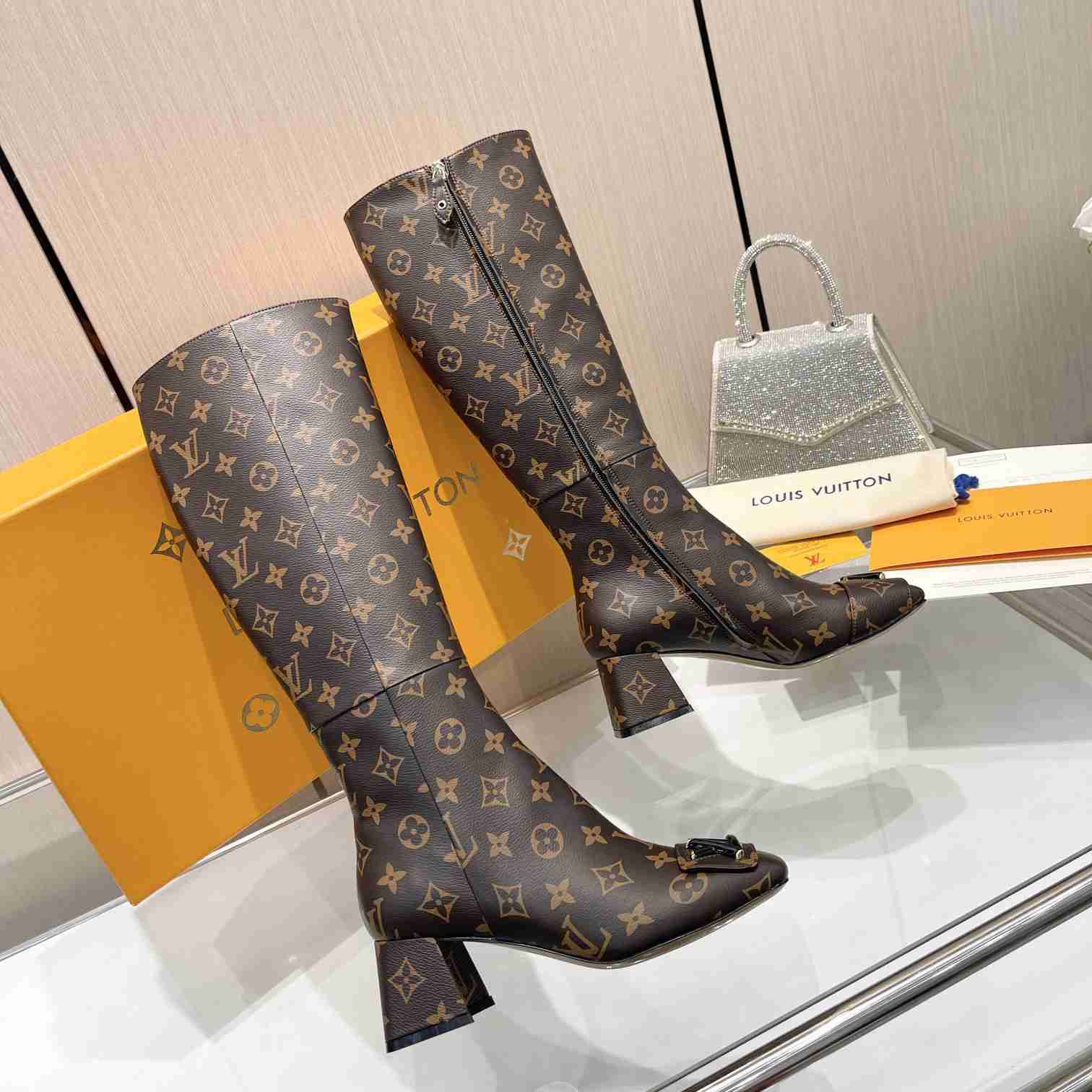 Louis Vuitton LV Checker High Boot - PerfectKickZ