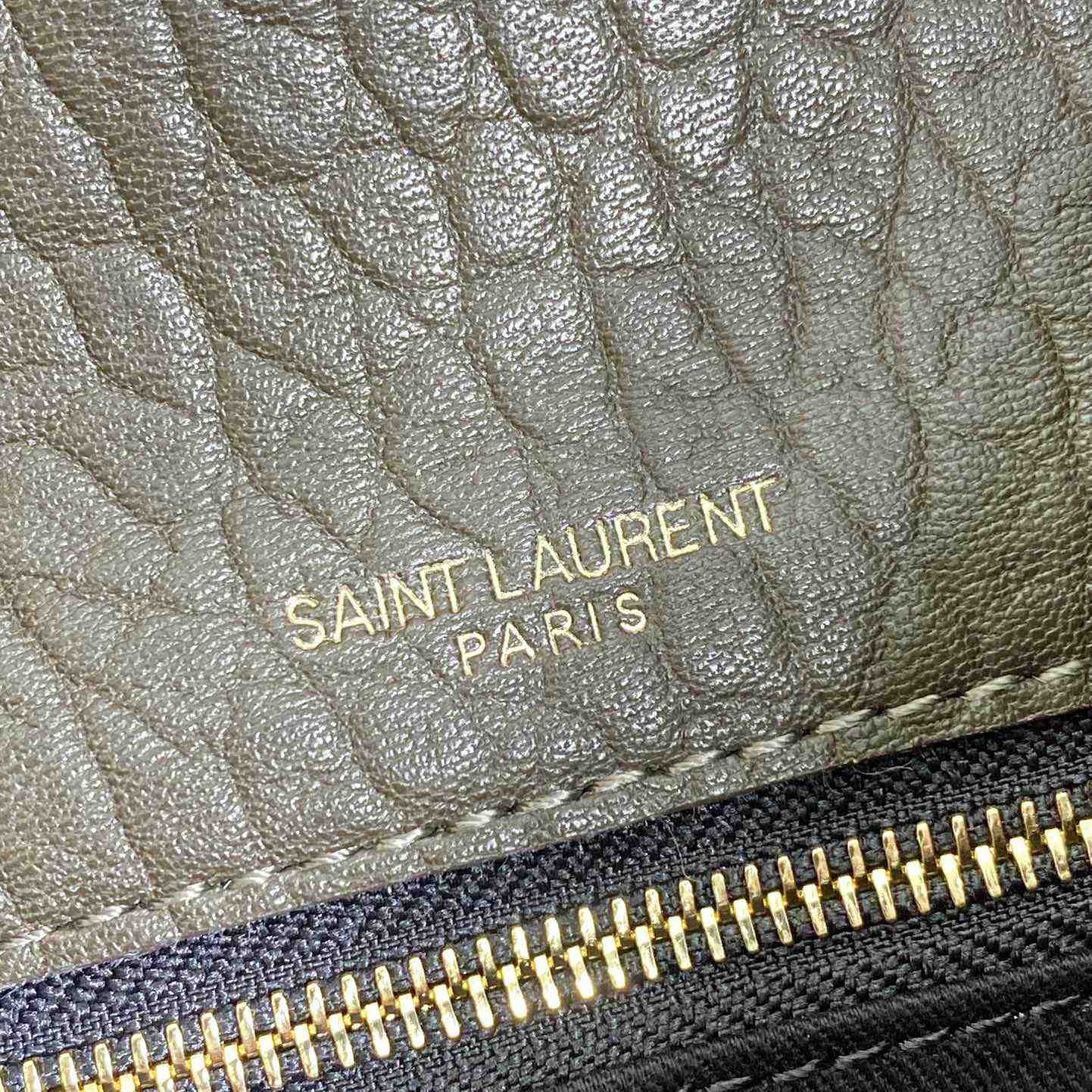 Saint Laurent Cassandre Large Envelope Pouch In Lambskin - PerfectKickZ