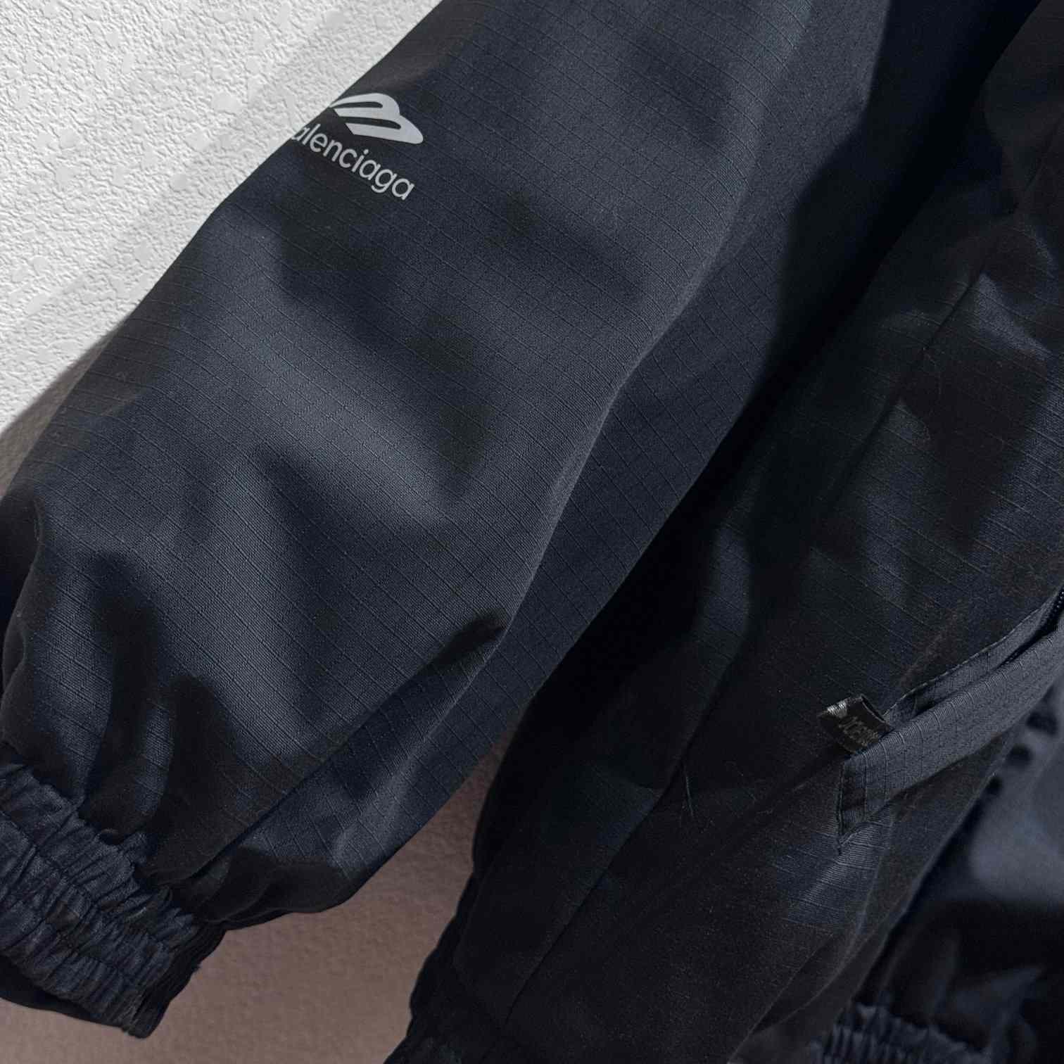 Balenciaga Black 3B Sports Icon Ski Jacket - PerfectKickZ