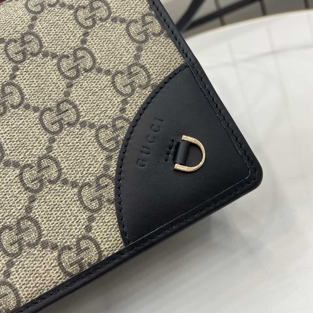 Gucci GG Emblem Super Mini Shoulder Bag - PerfectKickZ