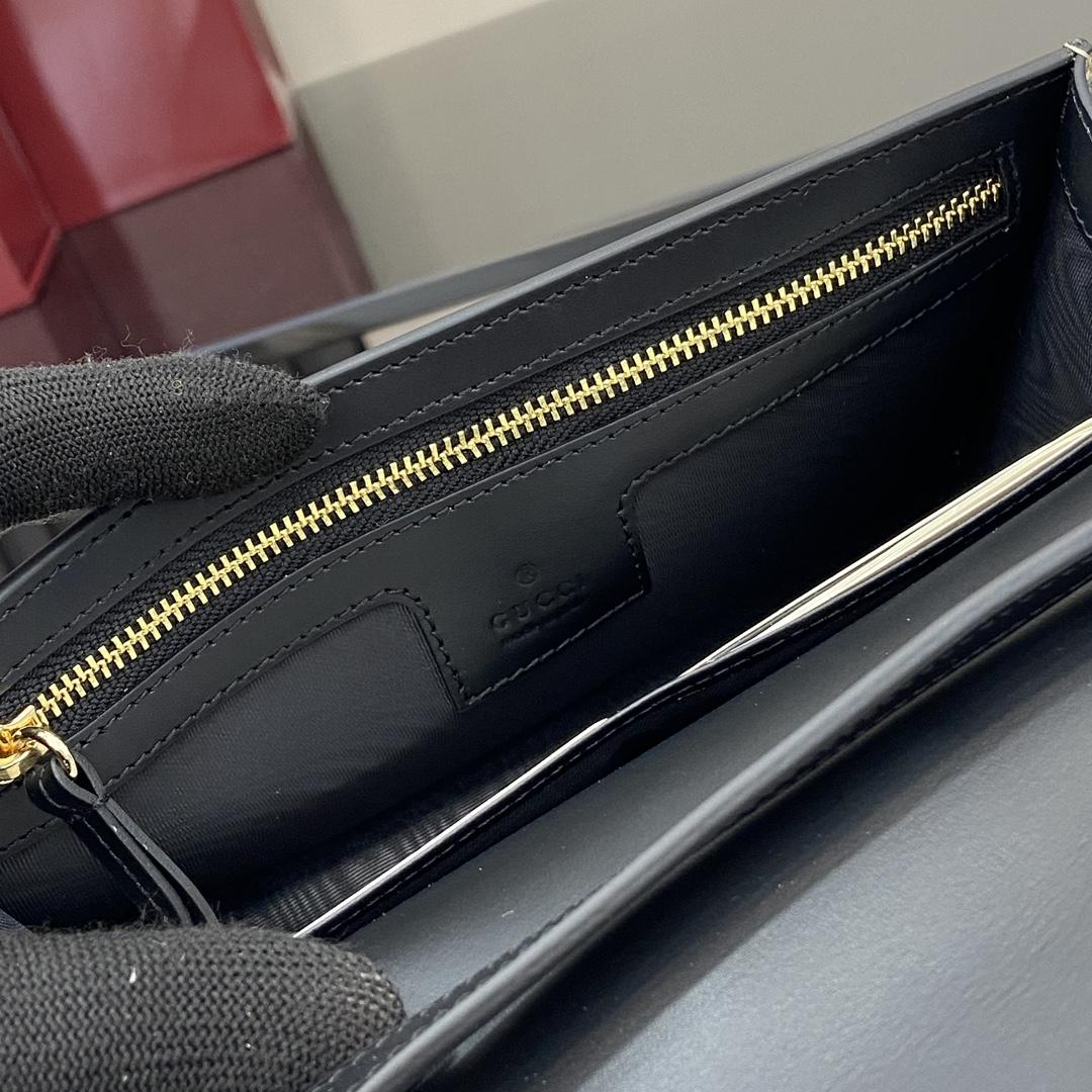 Gucci GG Emblem Super Mini Shoulder Bag - PerfectKickZ