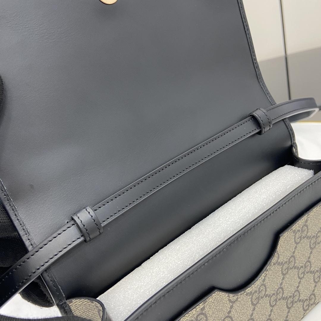 Gucci GG Emblem Super Mini Shoulder Bag - PerfectKickZ