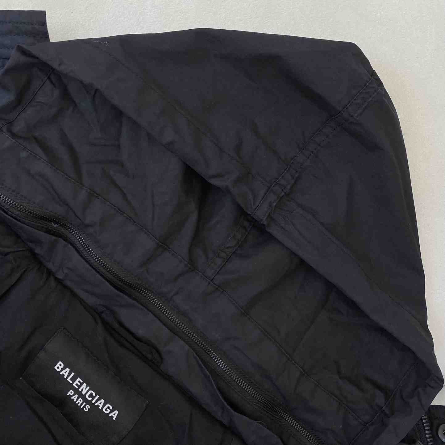 Balenciaga Logo-print Hooded Padded Jacket - PerfectKickZ
