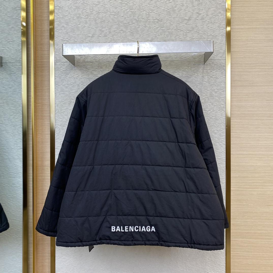 Balenciaga Logo-print Hooded Padded Jacket - PerfectKickZ