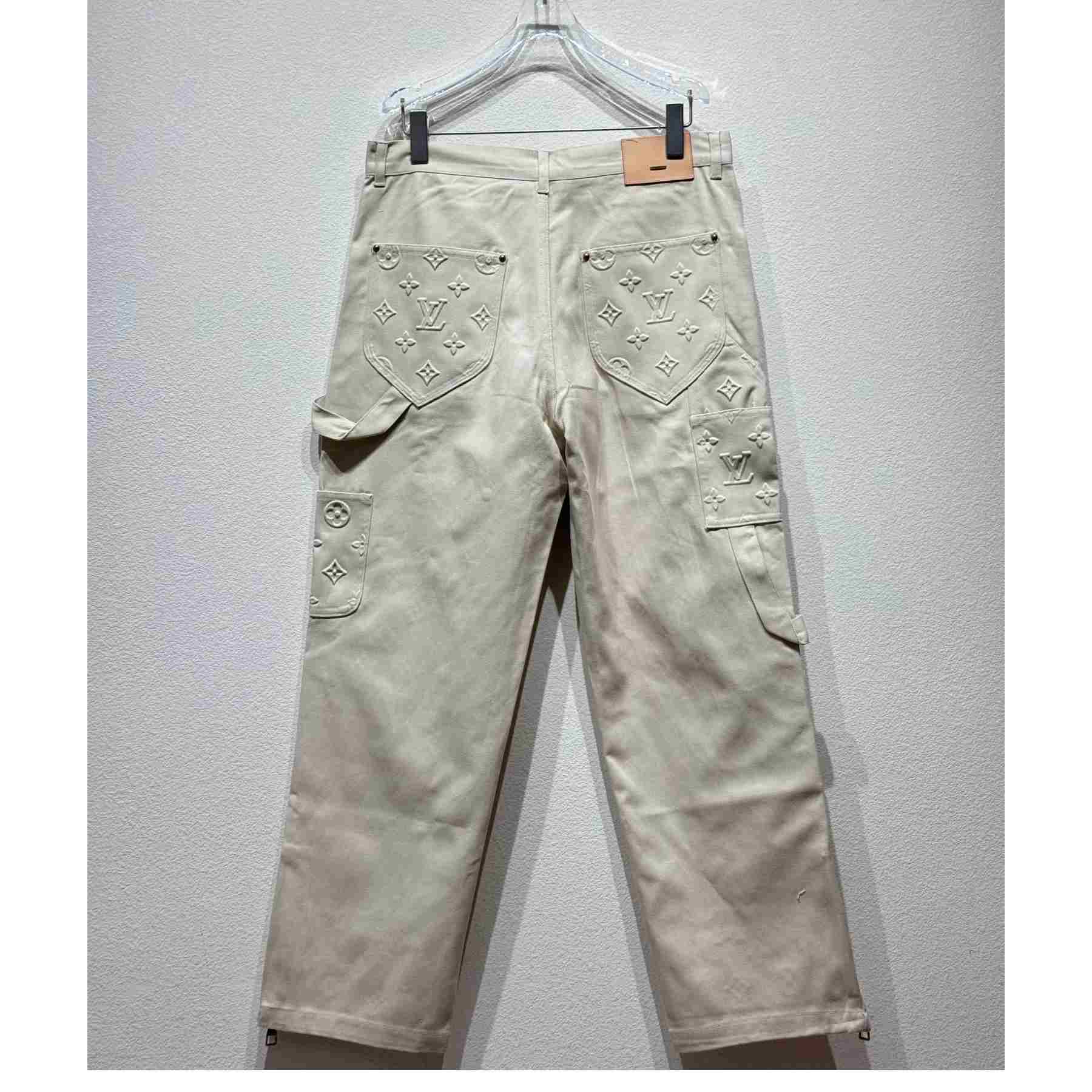 Louis Vuitton Monogram Denim Pants - PerfectKickZ