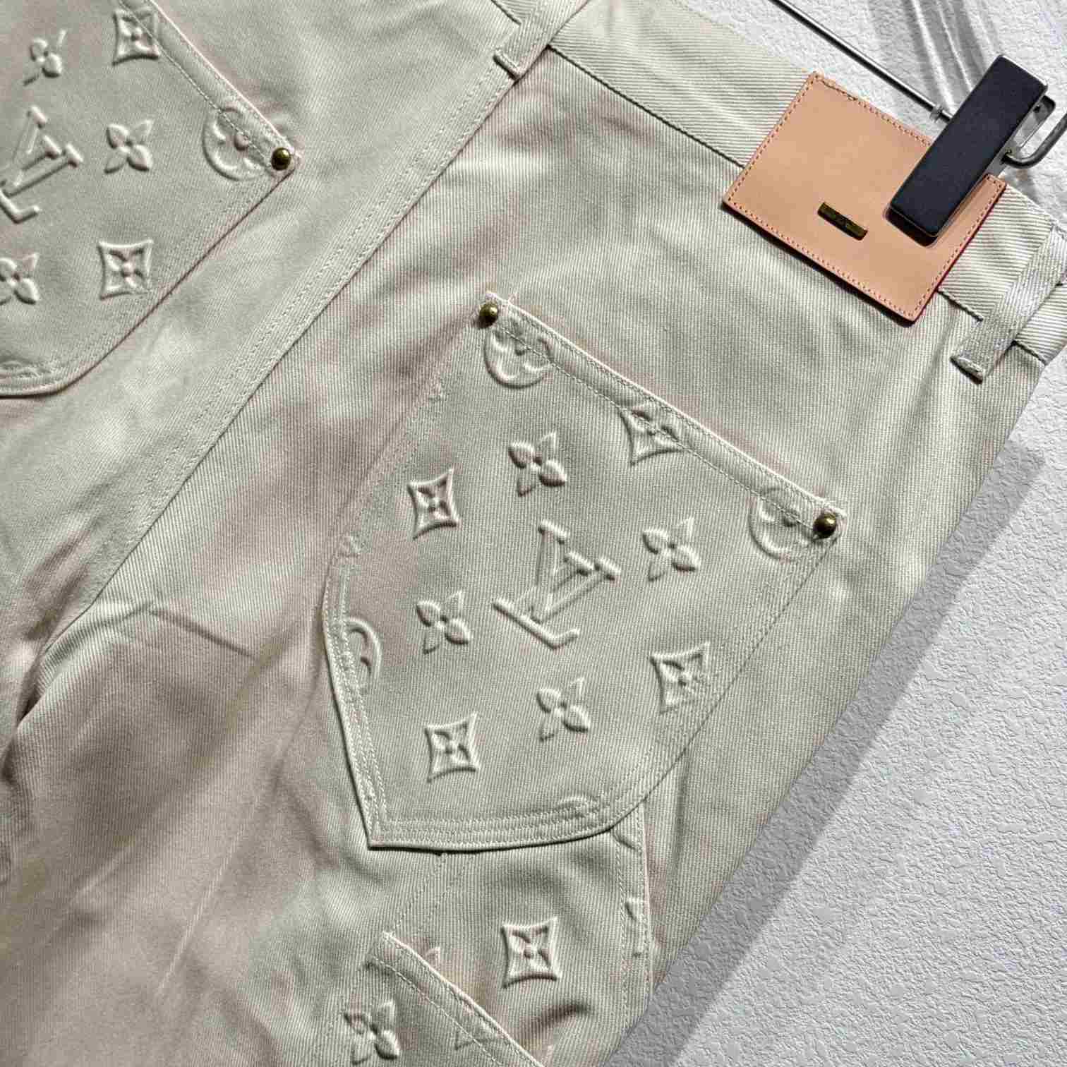 Louis Vuitton Monogram Denim Pants - PerfectKickZ