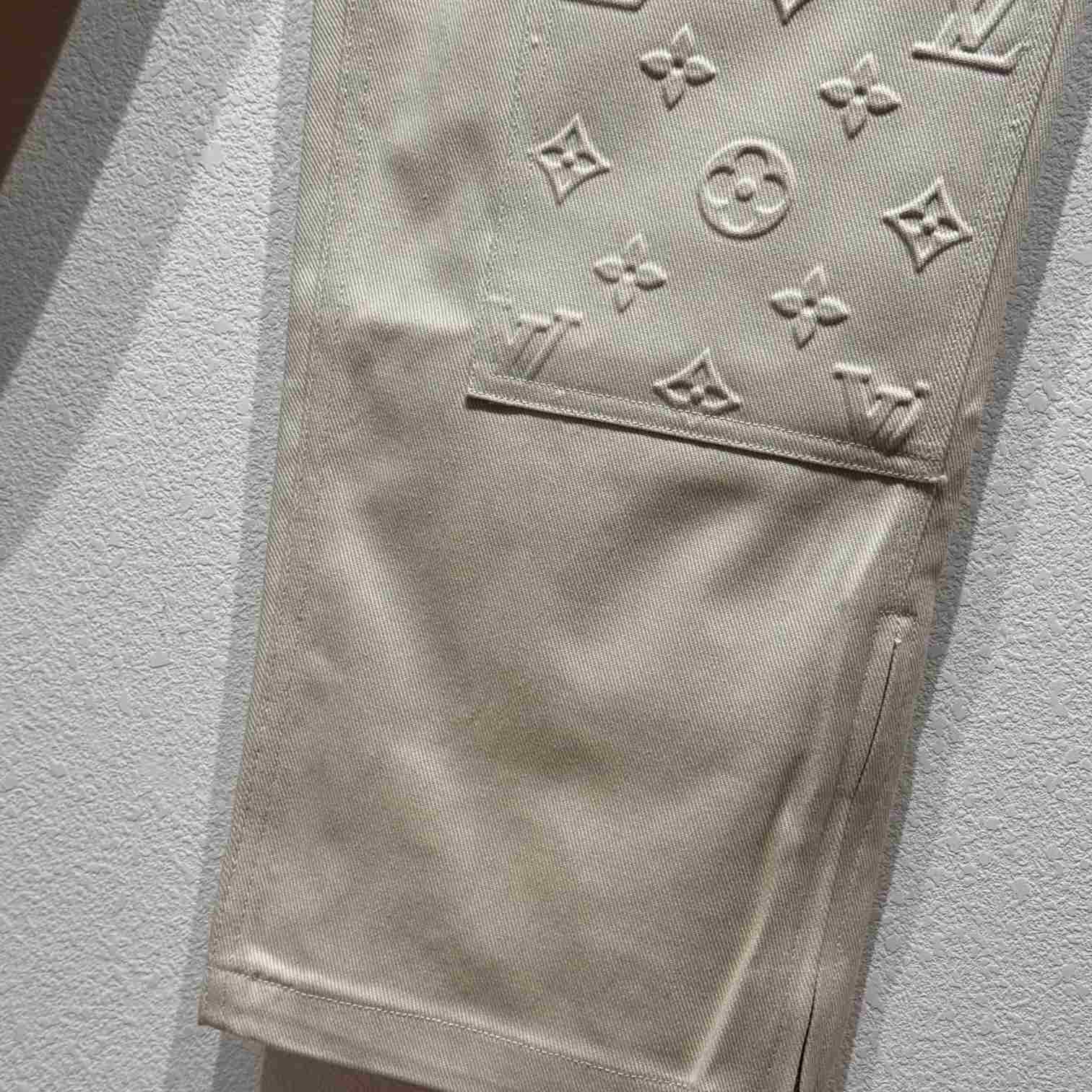Louis Vuitton Monogram Denim Pants - PerfectKickZ