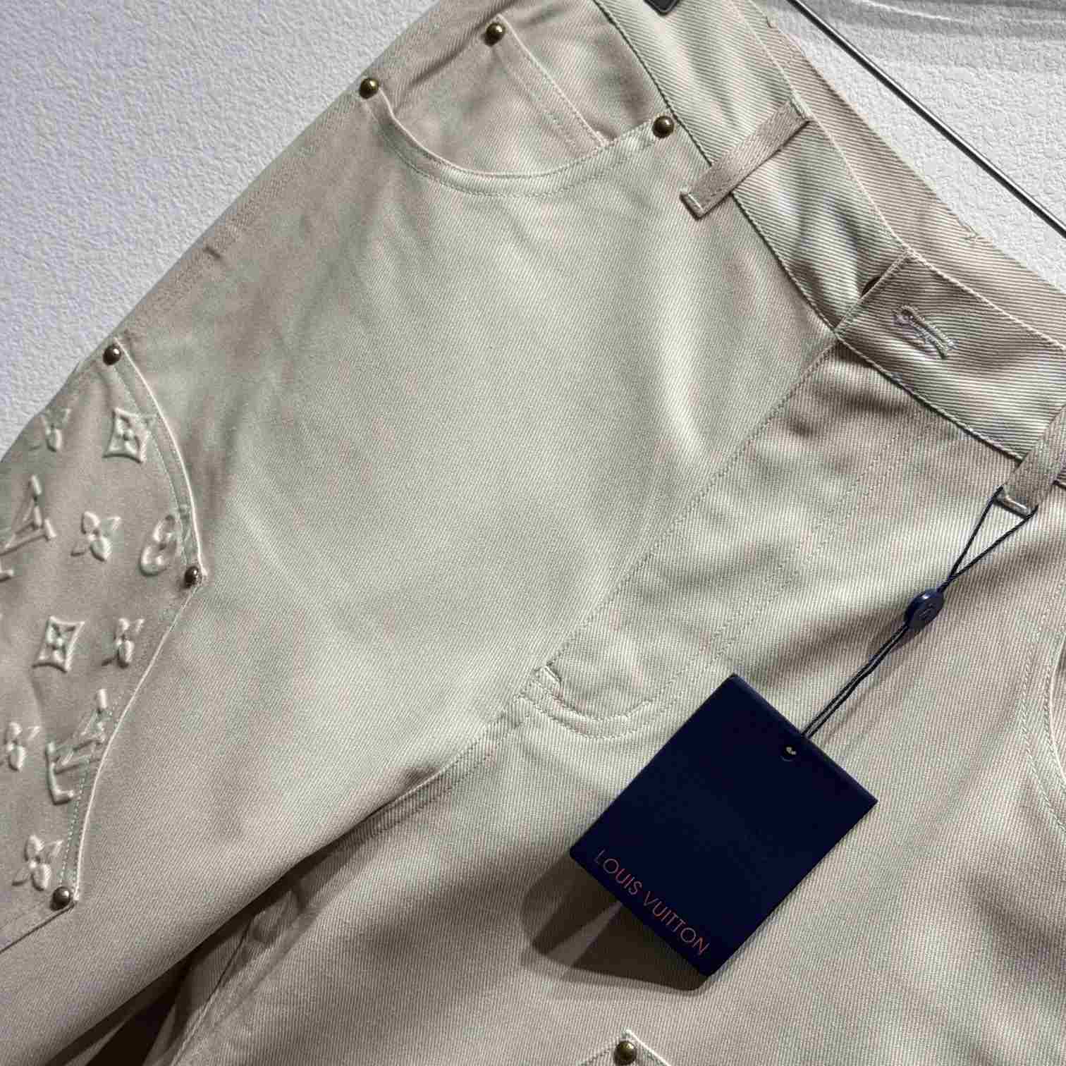 Louis Vuitton Monogram Denim Pants - PerfectKickZ