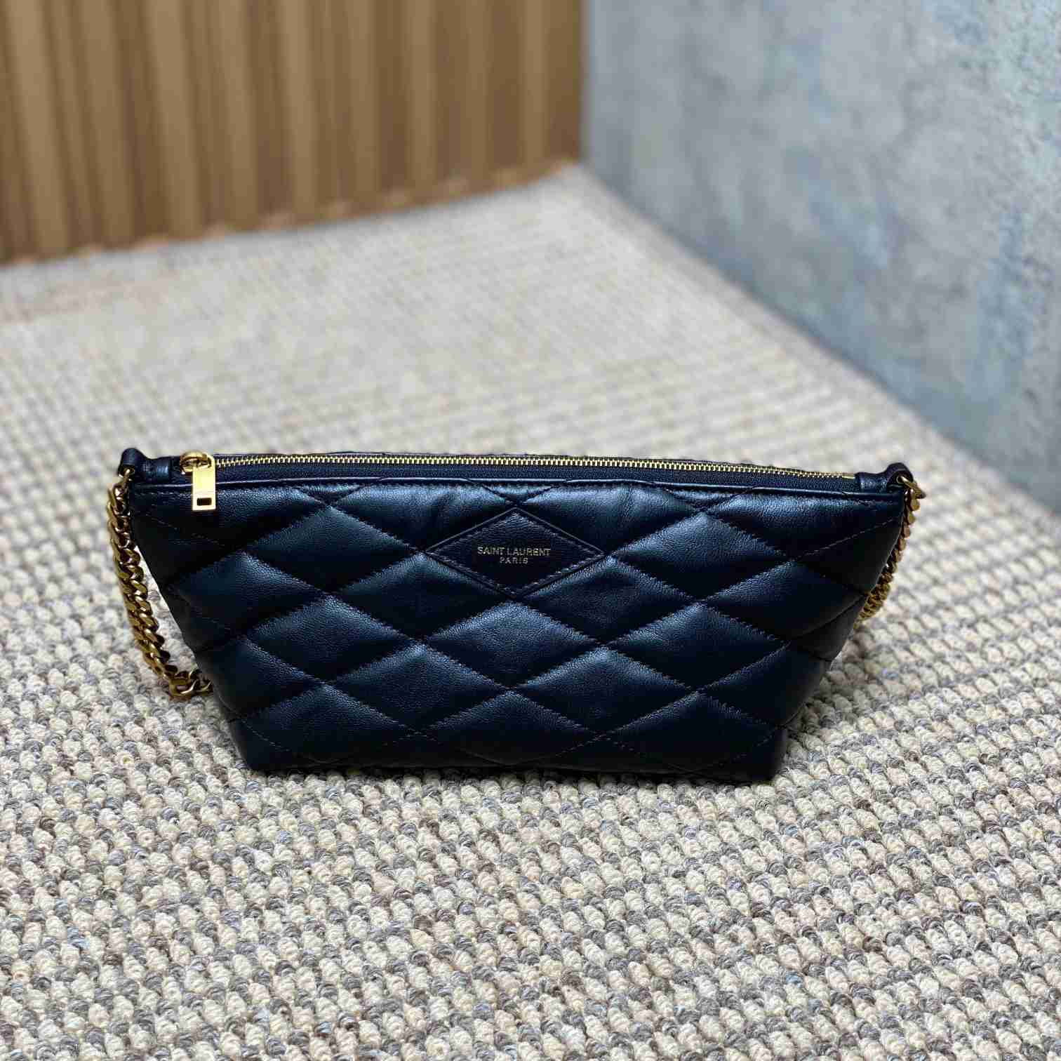 Saint Laurent Mini Bag In Quilted Lambskin - PerfectKickZ