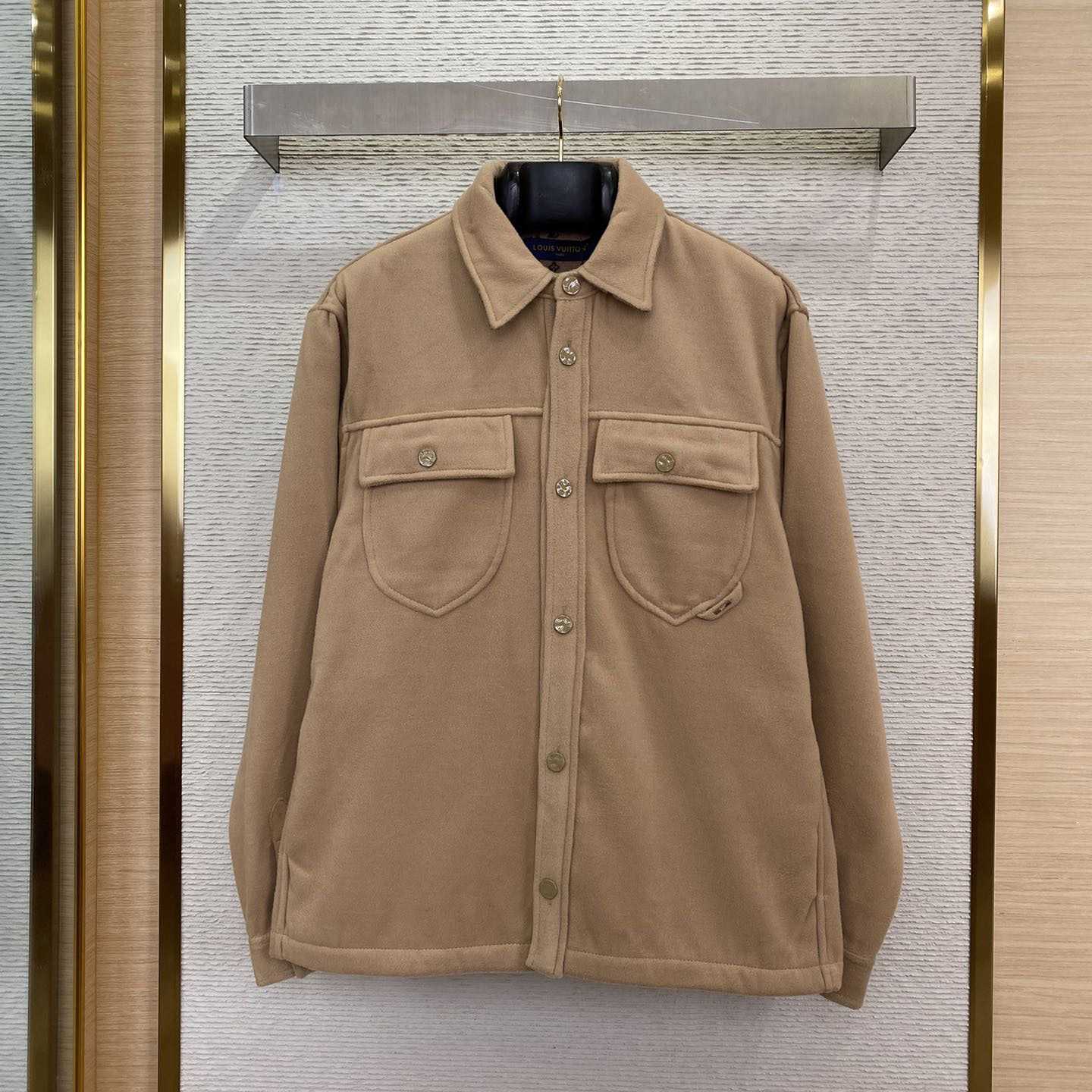 Louis Vuitton Double-Face Wool Blend Overshirt  1AFA59 - PerfectKickZ
