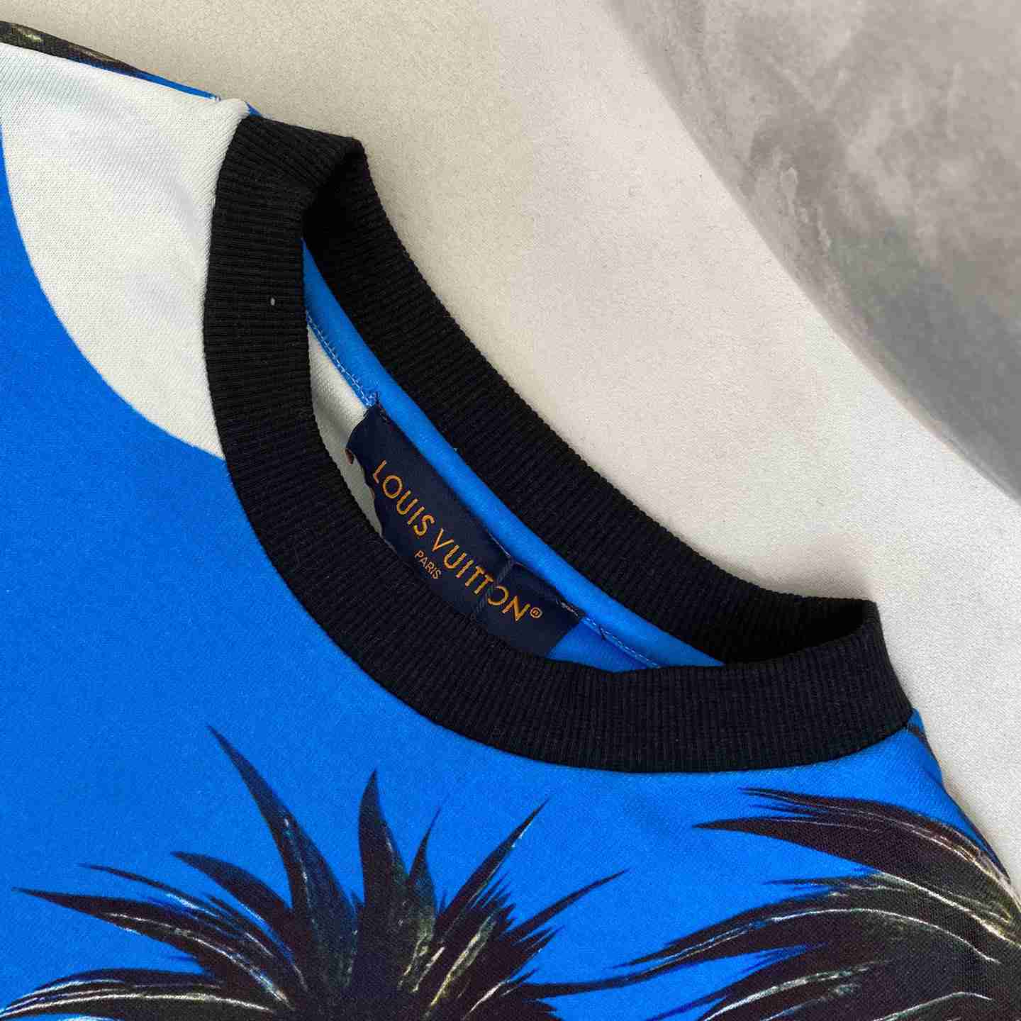 Louis Vuitton Printed Technical Cotton Sweatshirt   1AFR72 - PerfectKickZ