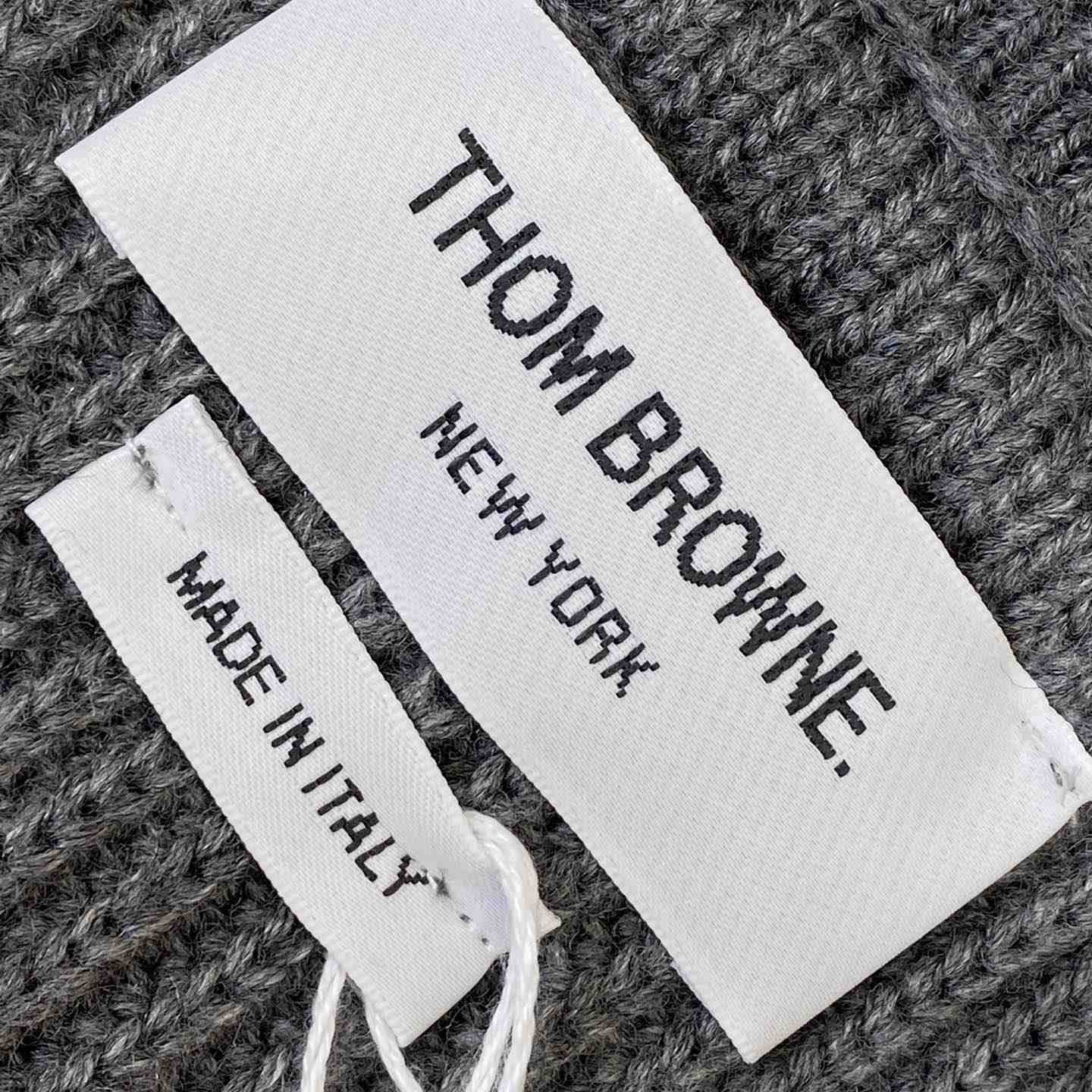 Thom Browne Fun-Mix Boiled Wool Stripe Workman's Jacket - PerfectKickZ