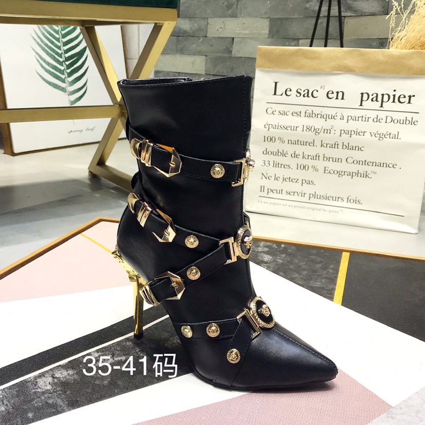 Balmain Leather Ankle Boots - PerfectKickZ
