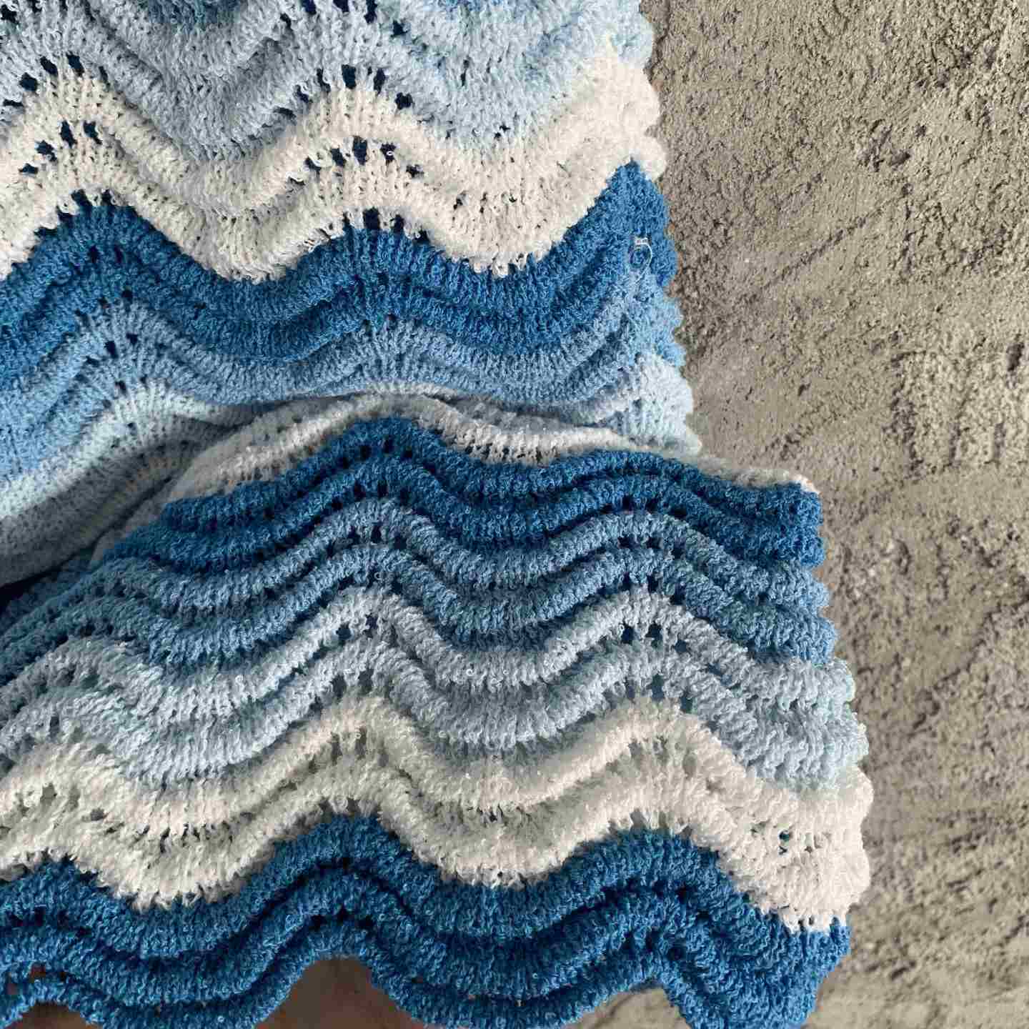 Casablanca Blue Wavy Shorts - PerfectKickZ