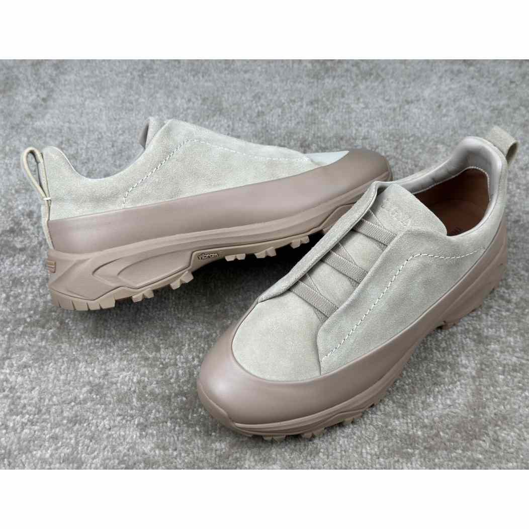 Zegna Suede And Leather Triple Stitch™ Monte Sneakers - PerfectKickZ