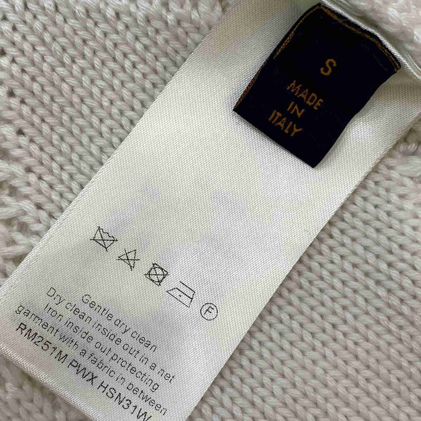 Louis Vuitton Embellished Cable Knit Wool Blend Pullover   - PerfectKickZ