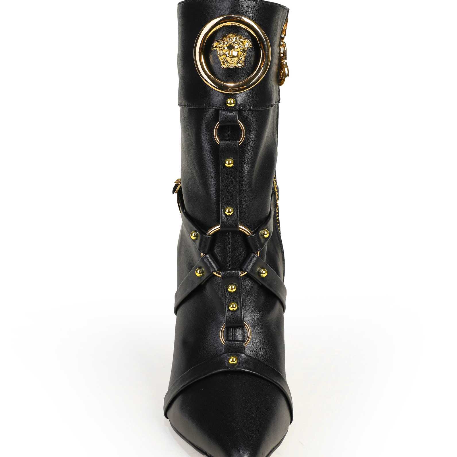 Versace Leather Ankle Boots - PerfectKickZ