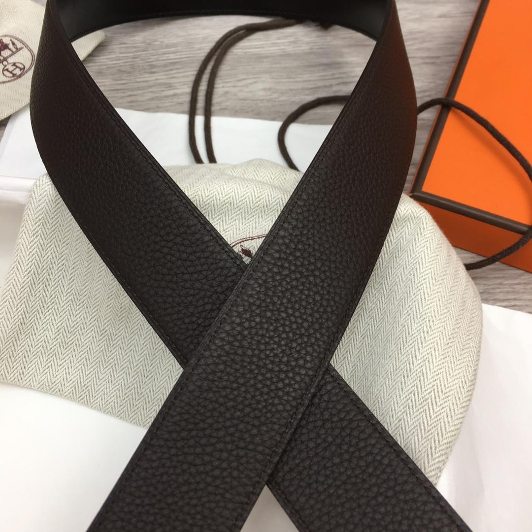 Hermes Leather H Buckle Belt - PerfectKickZ