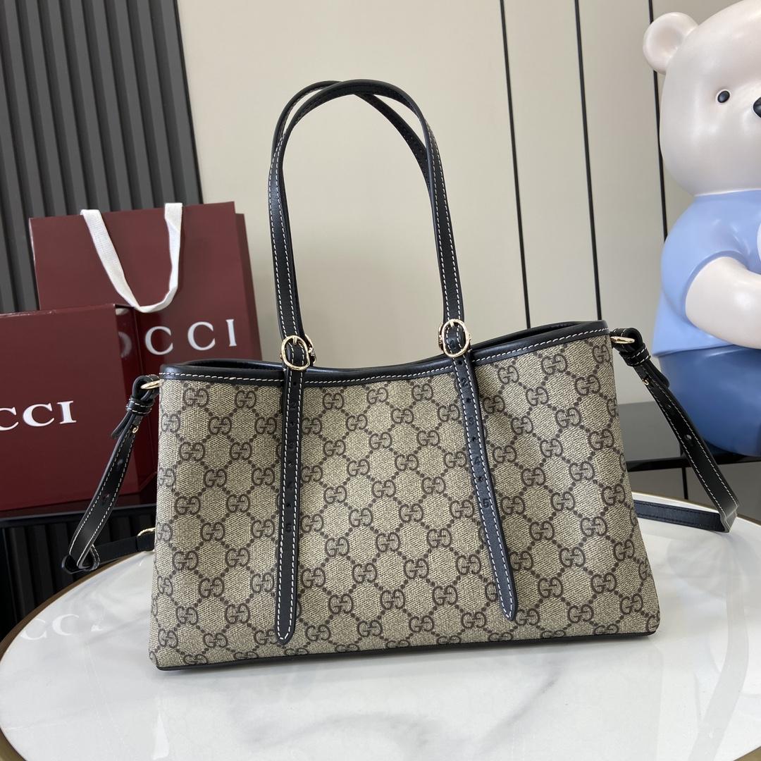 Gucci GG Emblem Small Tote Bag - PerfectKickZ