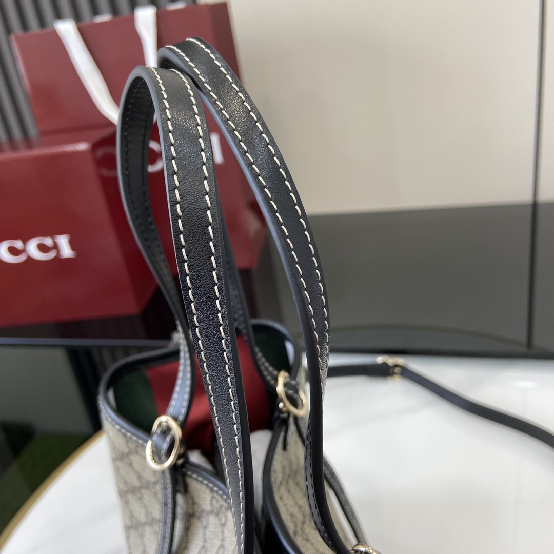 Gucci GG Emblem Small Tote Bag - PerfectKickZ