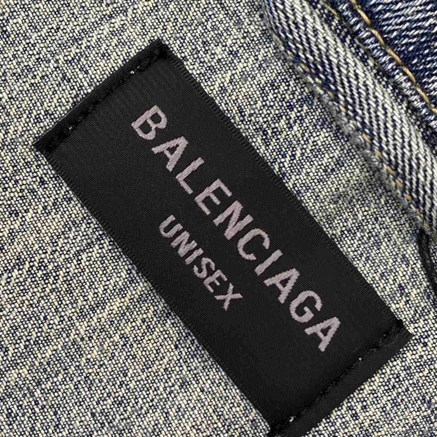 Balenciaga Y2K Oversized Jacket In Light Blue - 