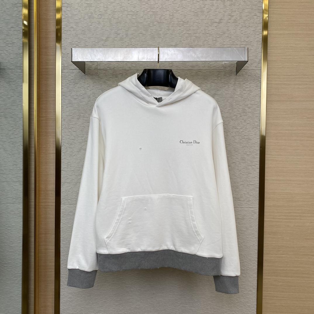 Christian Dior Couture Hooded Lined Sweatshirt  - PerfectKickZ