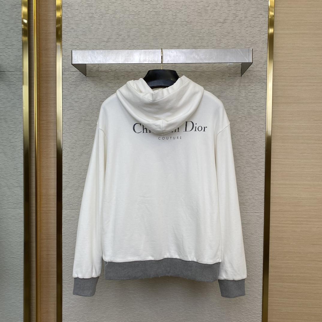 Christian Dior Couture Hooded Lined Sweatshirt  - PerfectKickZ