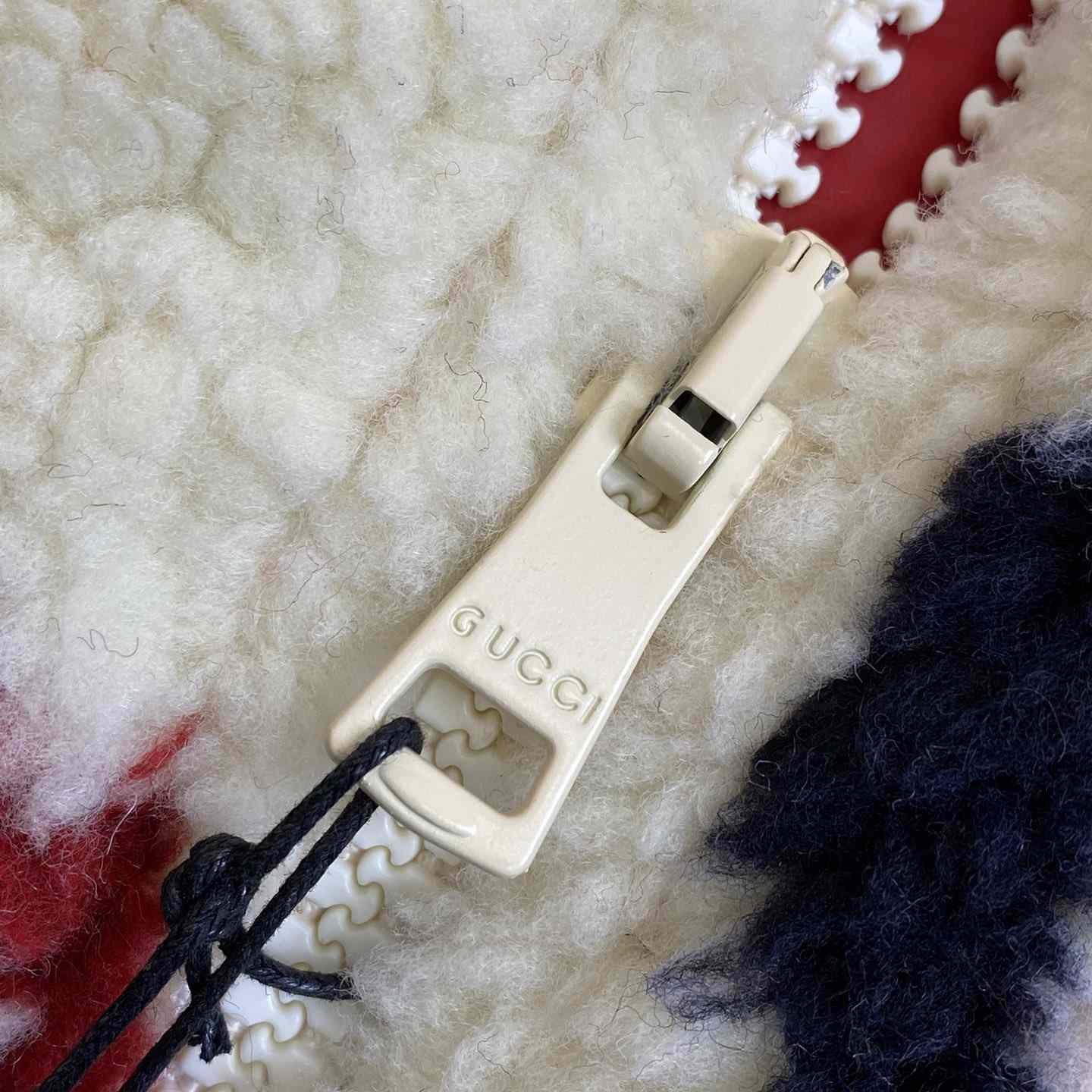 Gucci GG Wool Fleece Jacquard Zip Jacket - PerfectKickZ