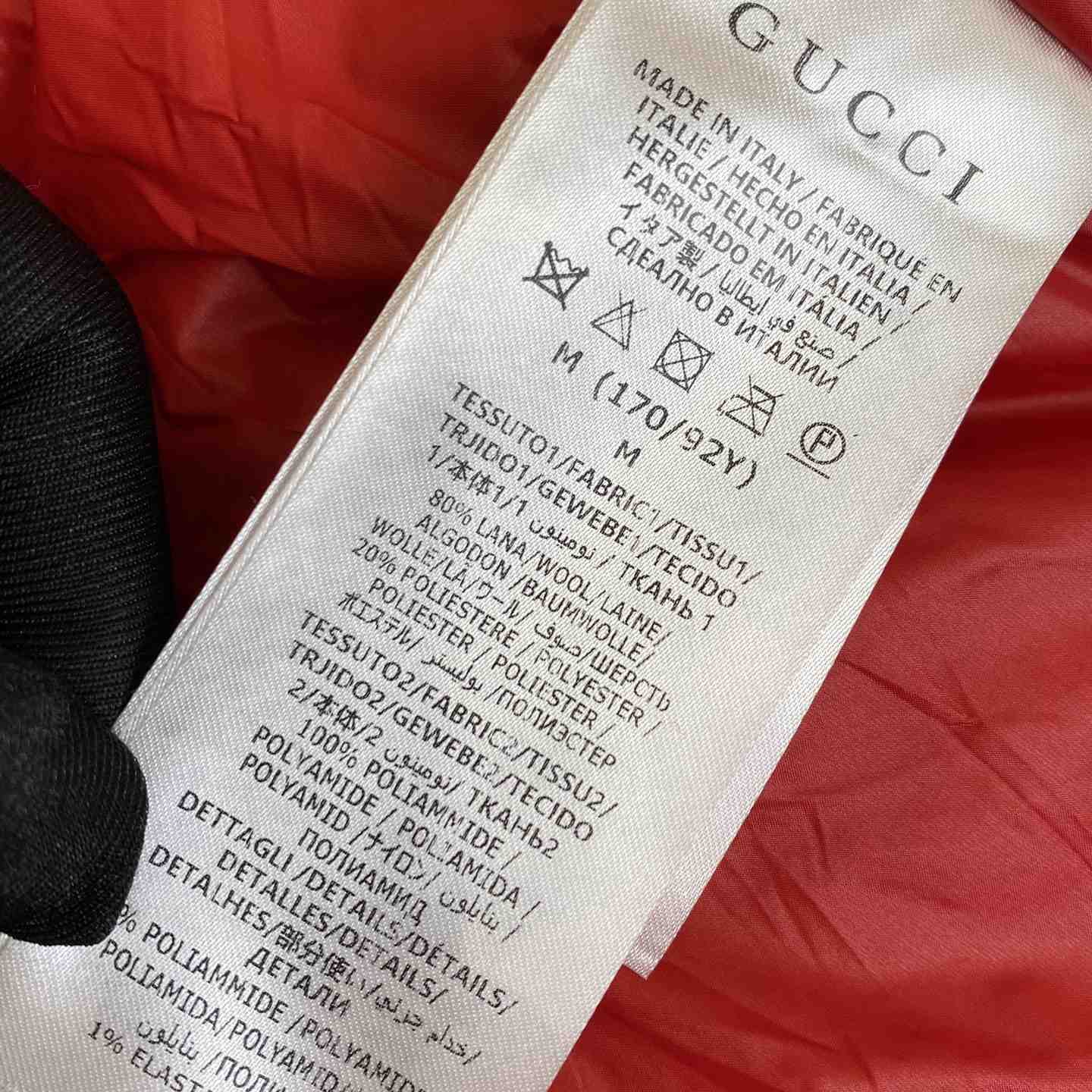 Gucci GG Wool Fleece Jacquard Zip Jacket - PerfectKickZ