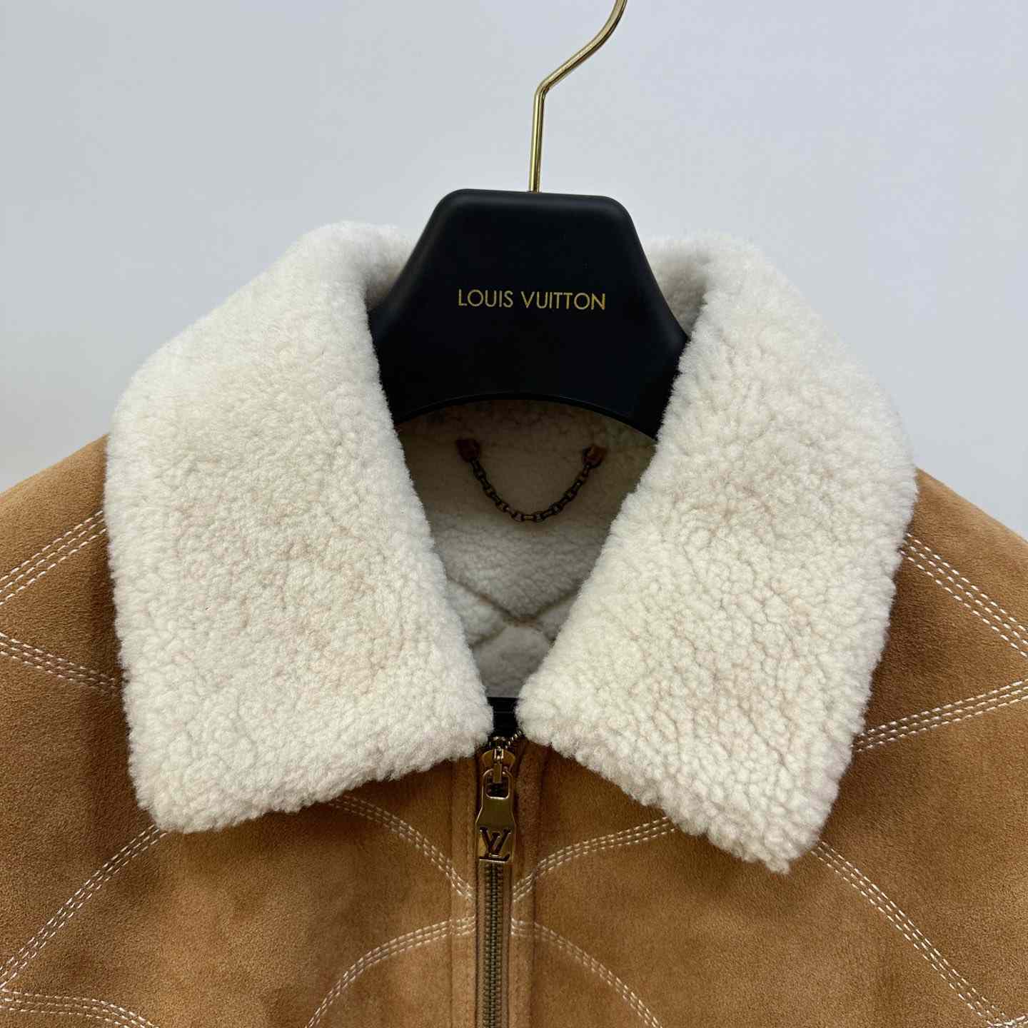 Louis Vuitton Embroidered Shearling Workwear Blouson   1AFXIM - PerfectKickZ