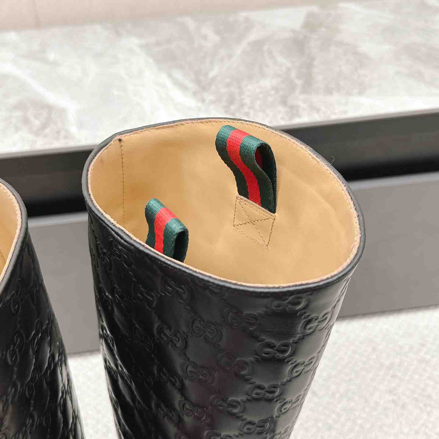 Gucci Women's Slim Horsebit Boot - PerfectKickZ