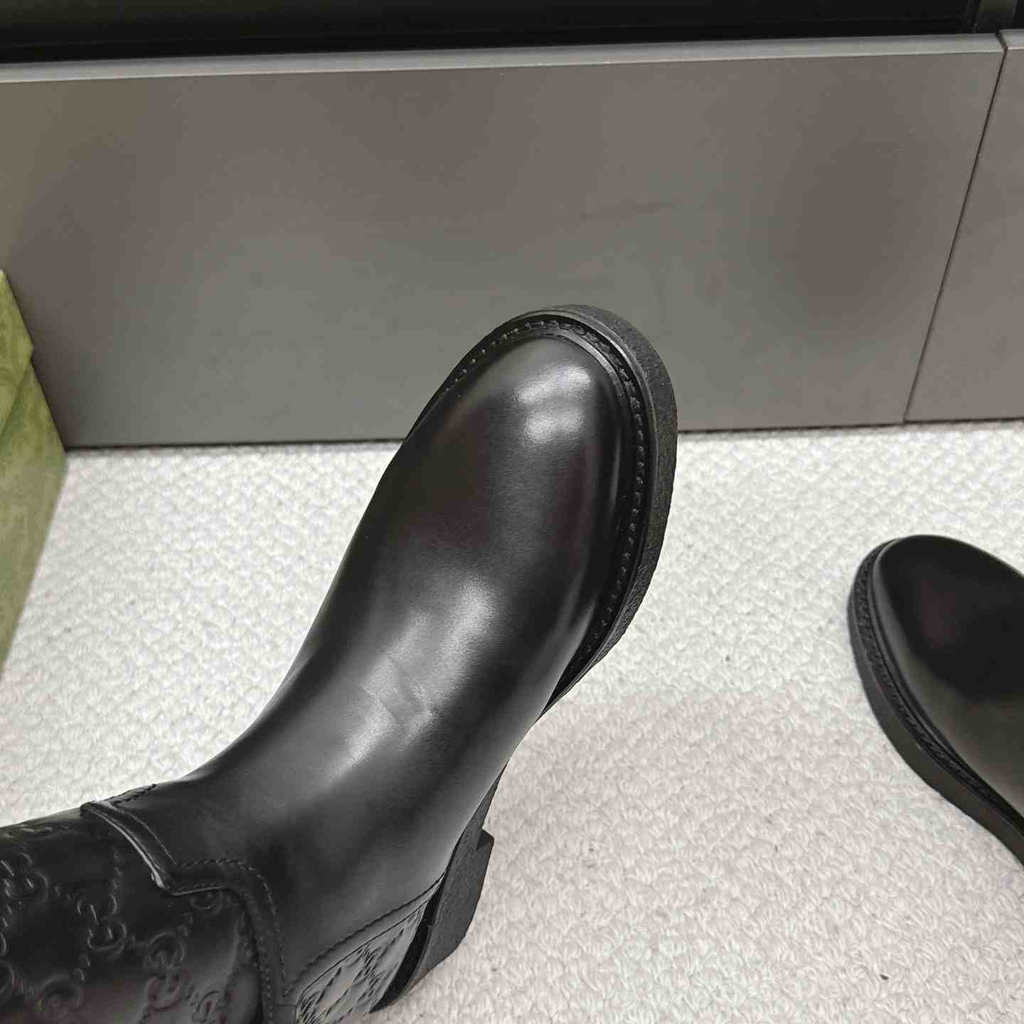 Gucci Women's Slim Horsebit Boot - PerfectKickZ