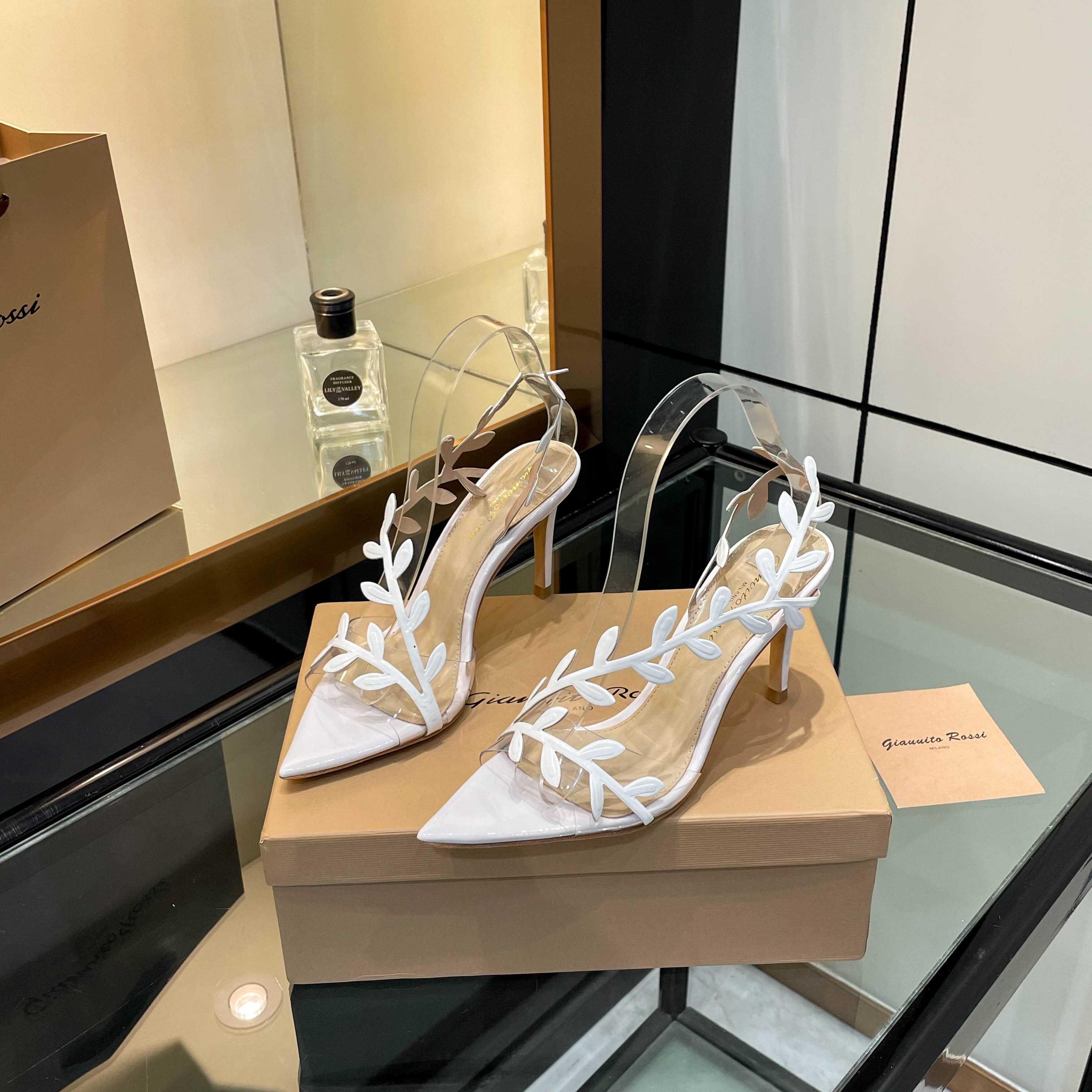 Gianvito Rossi 105mm Flavia Sandals - PerfectKickZ