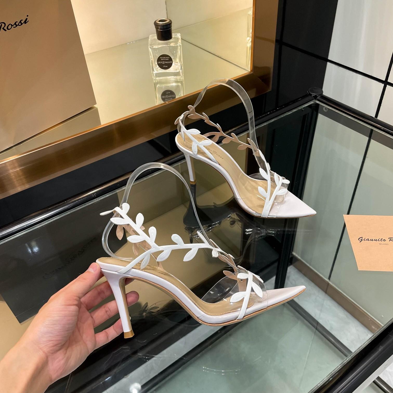 Gianvito Rossi 105mm Flavia Sandals - PerfectKickZ