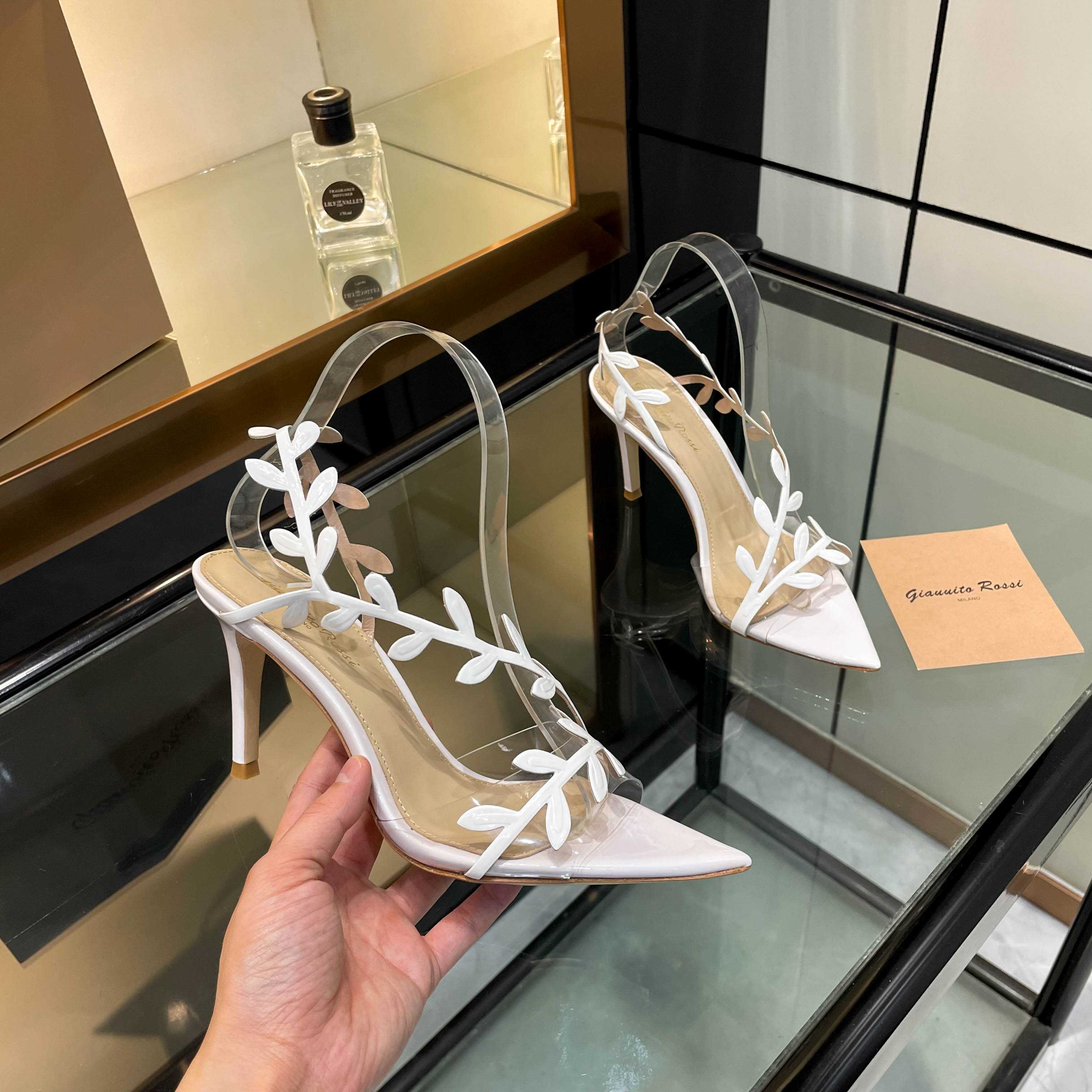 Gianvito Rossi 105mm Flavia Sandals - PerfectKickZ