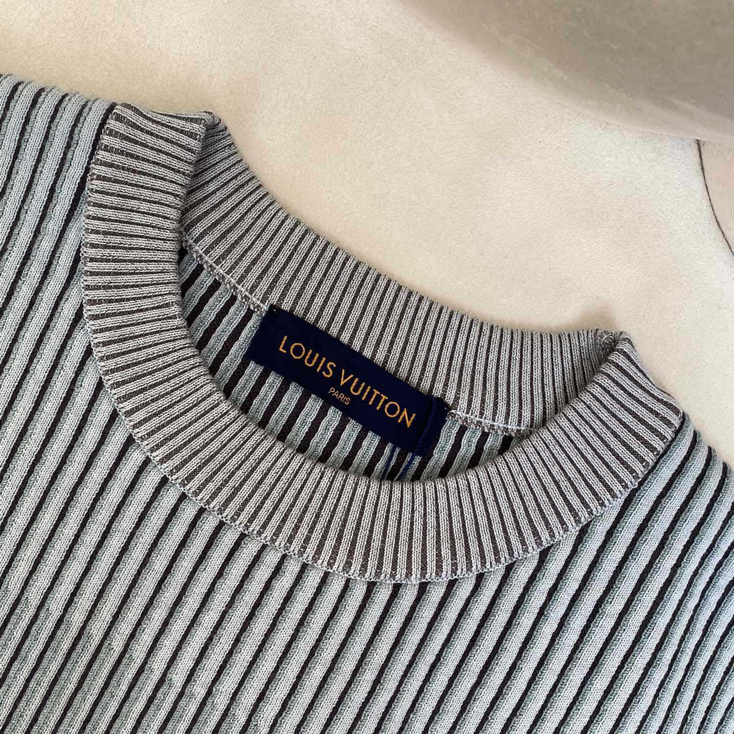 Louis Vuitton LV x Park Seo-Bo Jacquard Cotton Crewneck   - PerfectKickZ