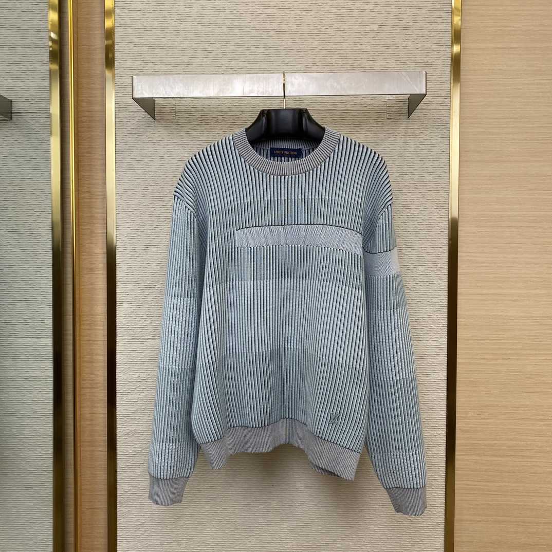 Louis Vuitton LV x Park Seo-Bo Jacquard Cotton Crewneck   - PerfectKickZ