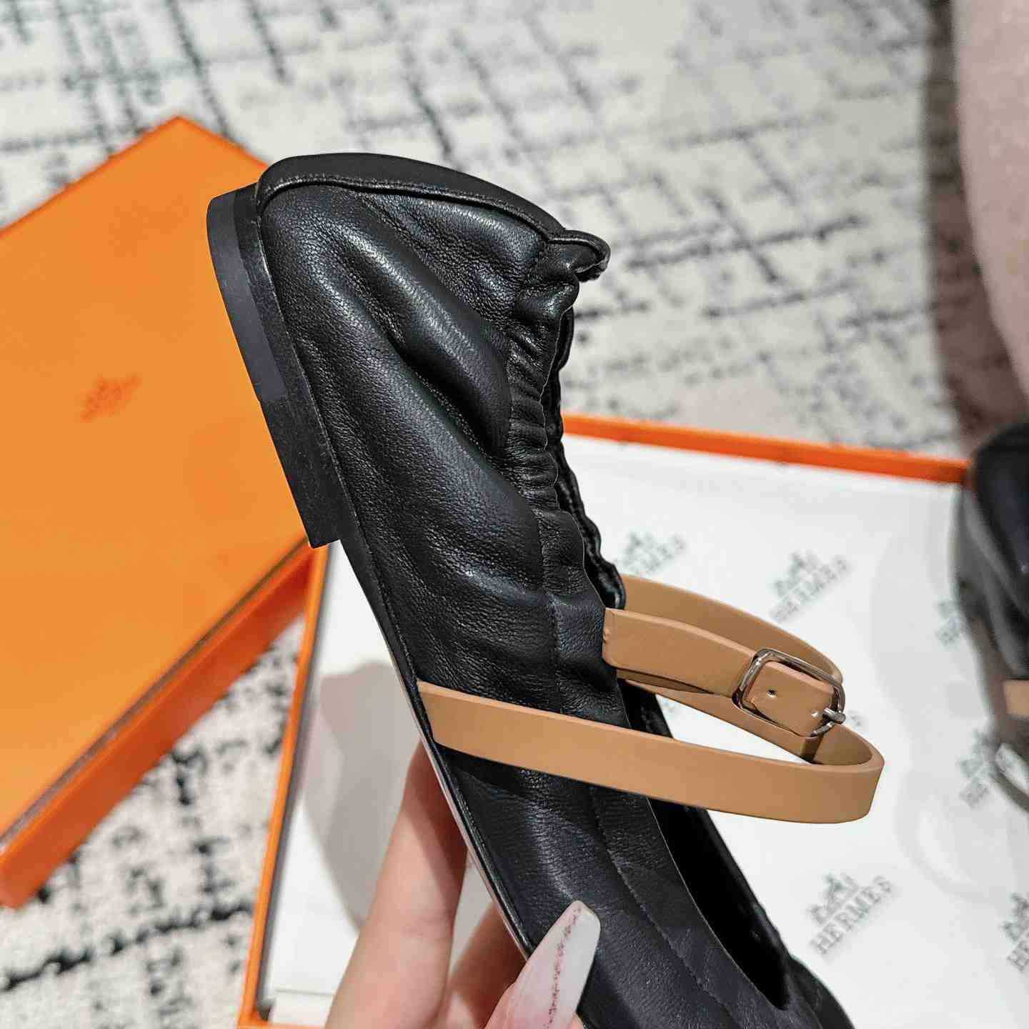 Hermes Jolly Ballet Flat - PerfectKickZ