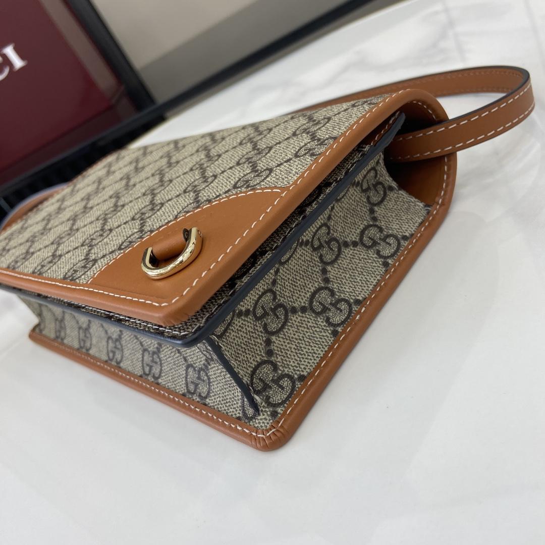 Gucci GG Emblem Super Mini Shoulder Bag - PerfectKickZ