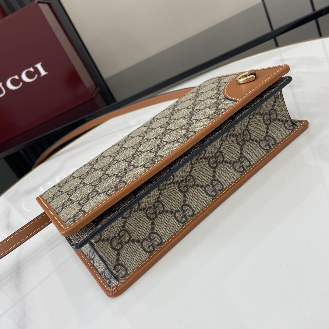 Gucci GG Emblem Super Mini Shoulder Bag - PerfectKickZ