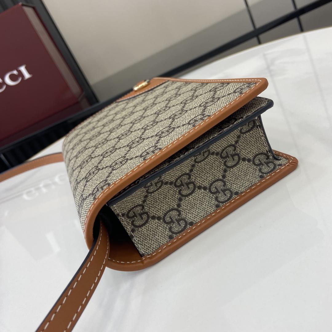 Gucci GG Emblem Super Mini Shoulder Bag - PerfectKickZ