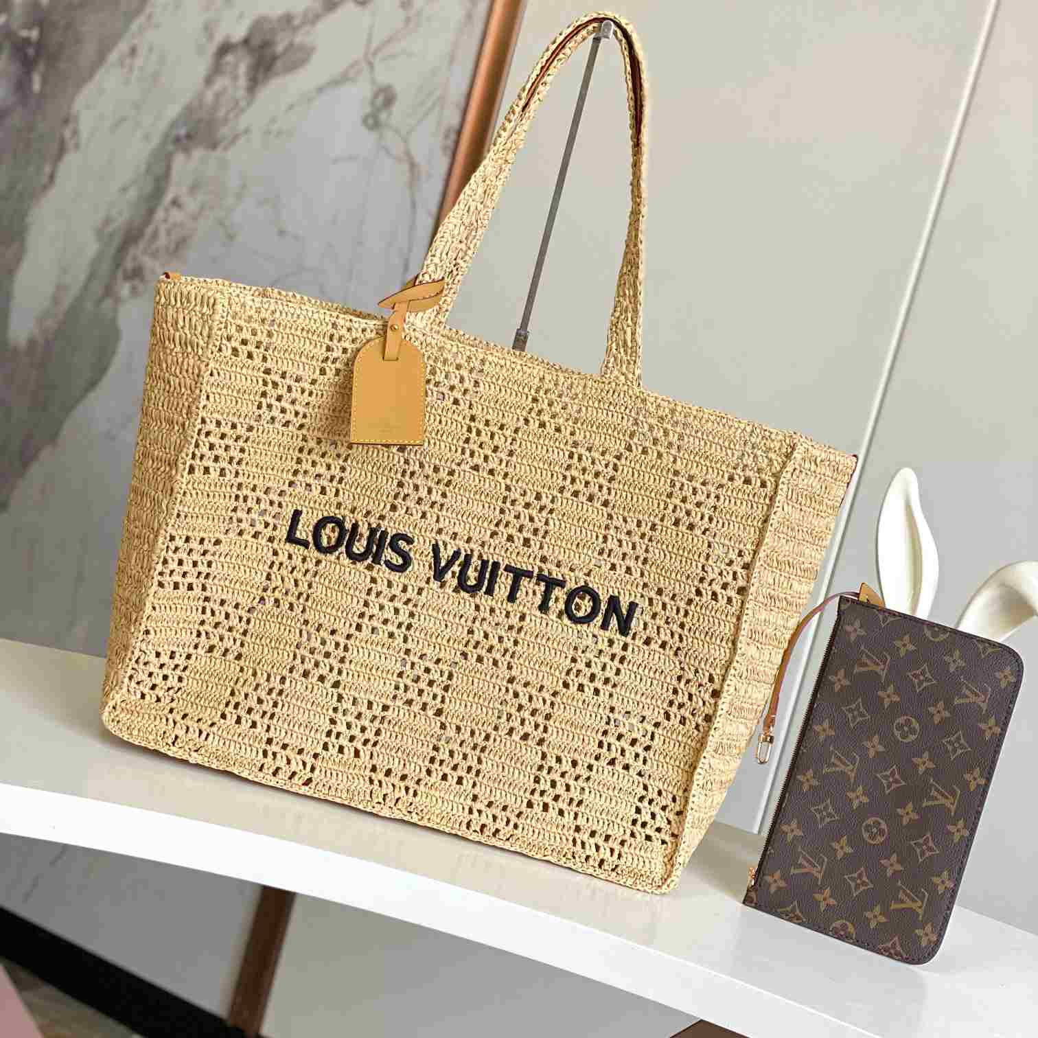Louis Vuitton Summer Shopper Tote MM   M25008 - PerfectKickZ