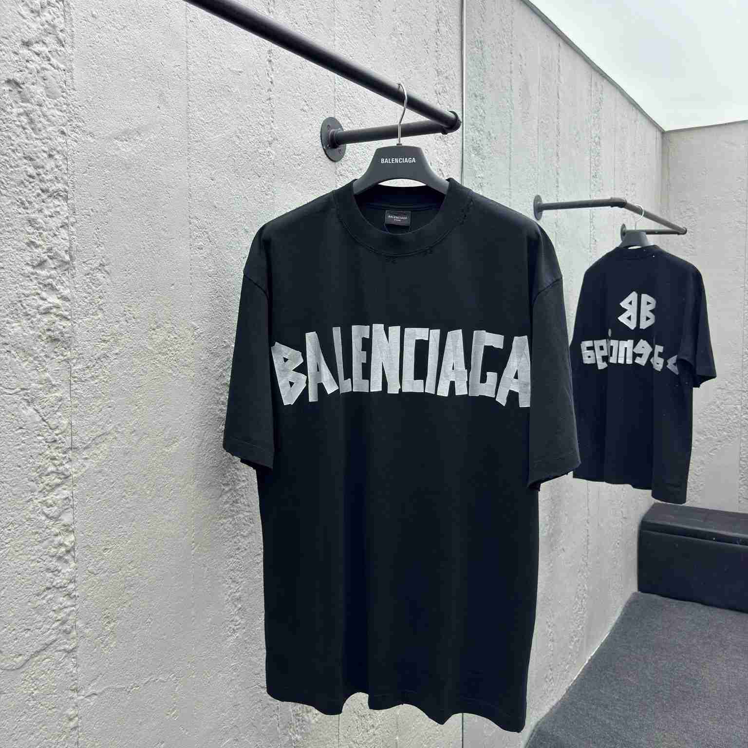 Balenciaga Tape Type T-Shirt  - PerfectKickZ